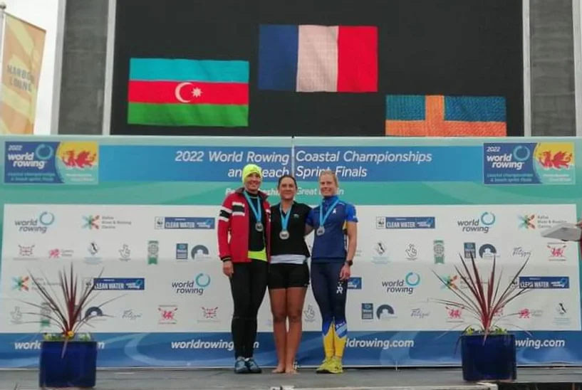 Jessica sur la plus haute marche du podium de ces championnats du monde