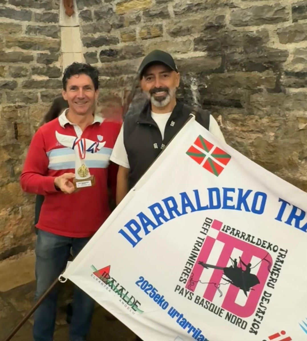 La bandera remporté par la trainiere d'Endaika