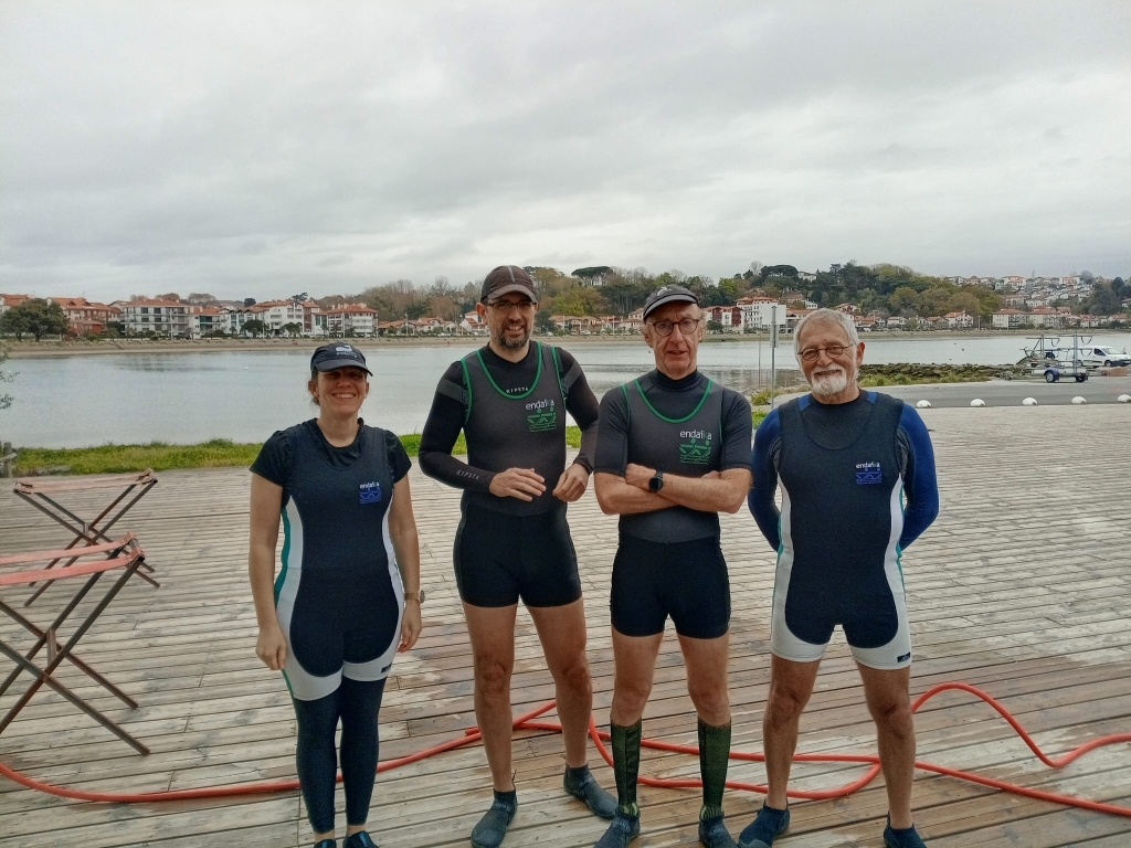 Les rameurs lors de cette descente